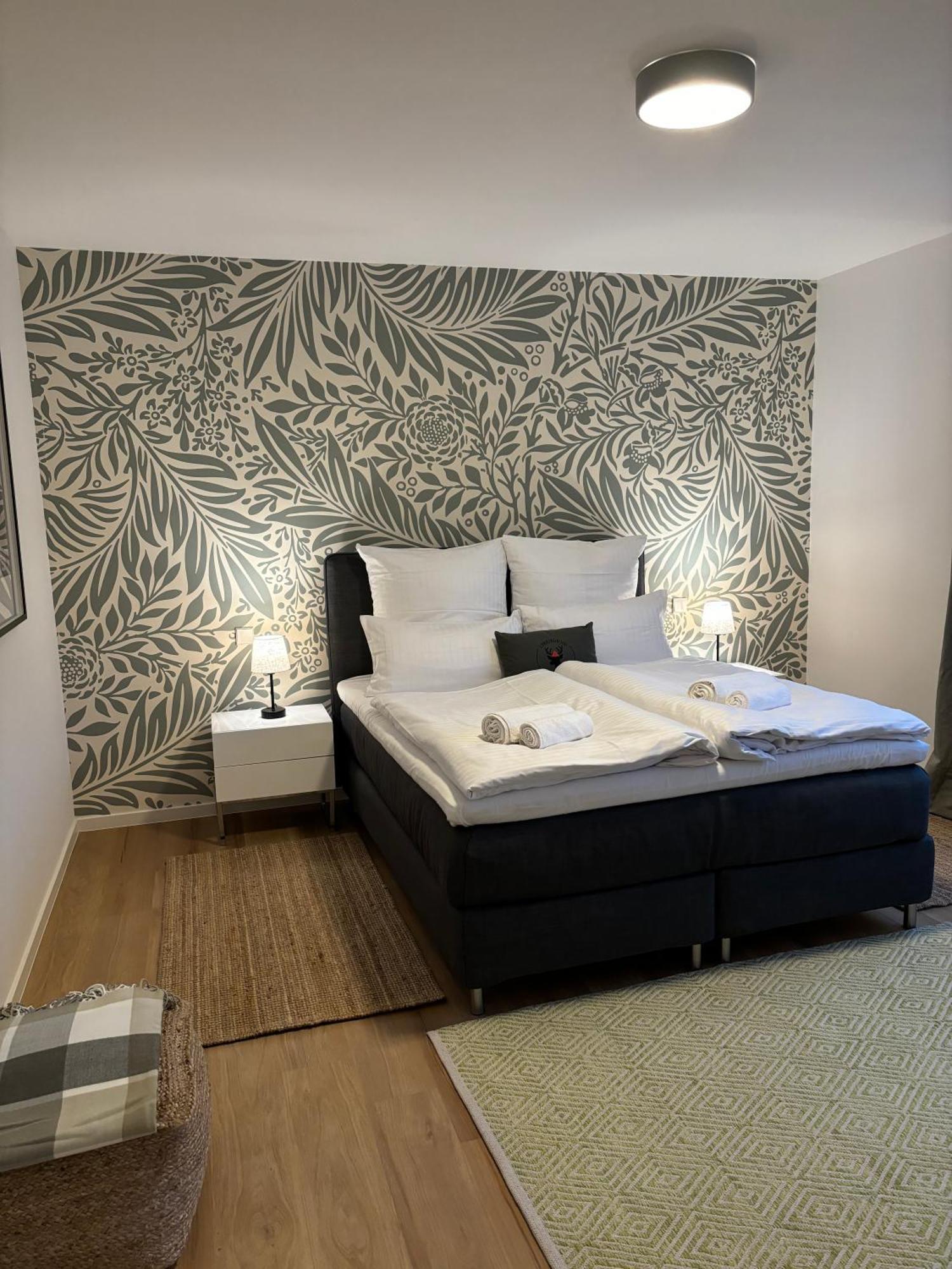 Gesamte Wohnung, Kueche, Parkplatz, Terrasse Бад Белинген Екстериор снимка
